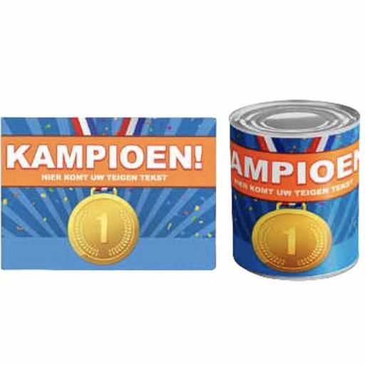 snoepblik kampioen