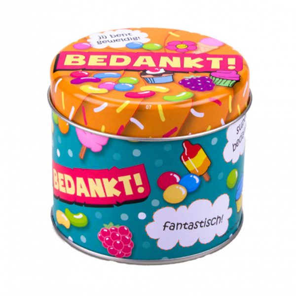 snoepblikje bedankt