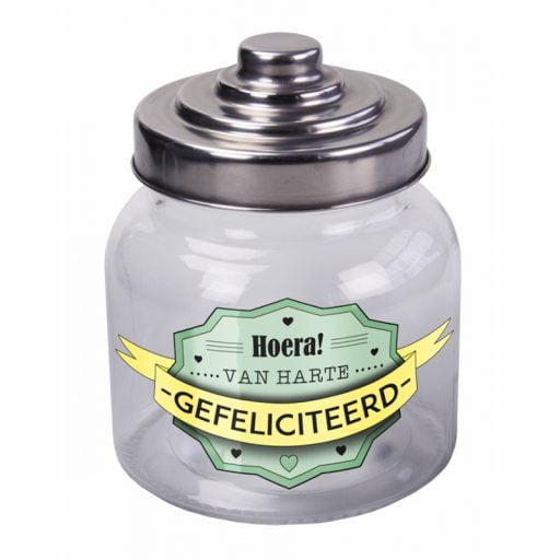snoeppot gefeliciteerd