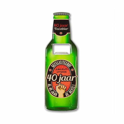 bieropener 40 jaar