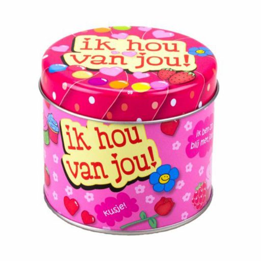 snoepblikje hou van jou