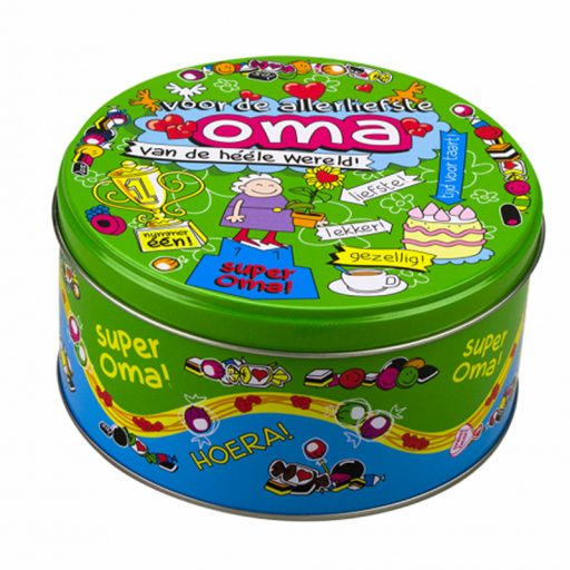 snoeptrommel oma
