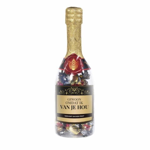cchampagne fles van je hou