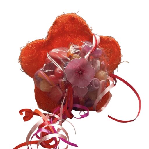 Snoepboeket zoete kleuren