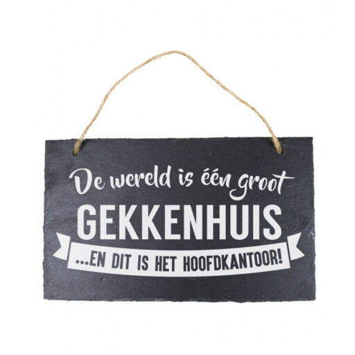 stone slogan gekkenhuis