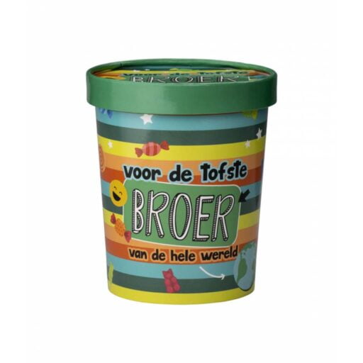 Snoeppot candy bucket broer