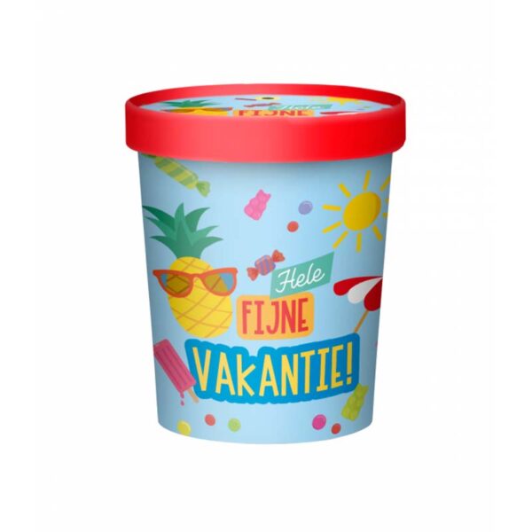 Snoeppot candy bucket fijne vakantie