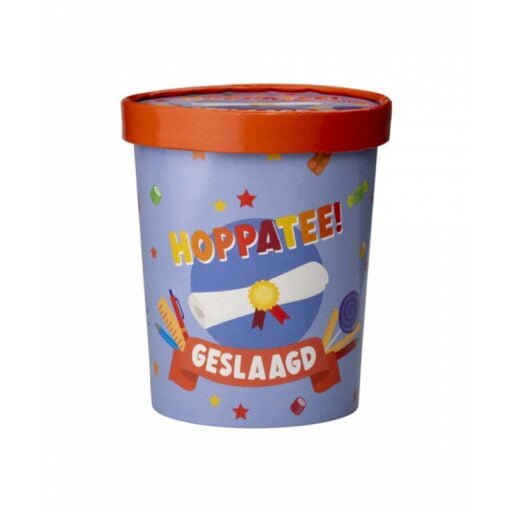Snoeppot candy bucket geslaagd school