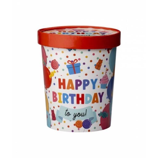 Snoeppot candy bucket happy birthday