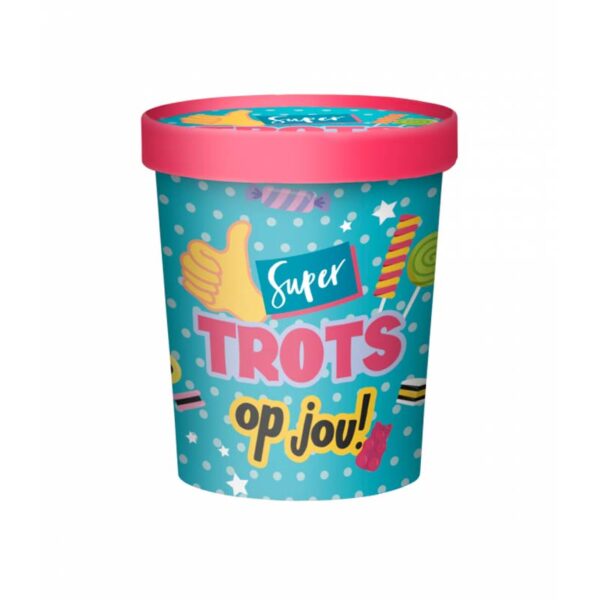 Snoeppot candy bucket trots op jou
