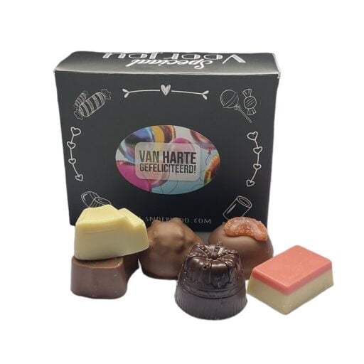 Chocolade Bonbons Gefeliciteerd