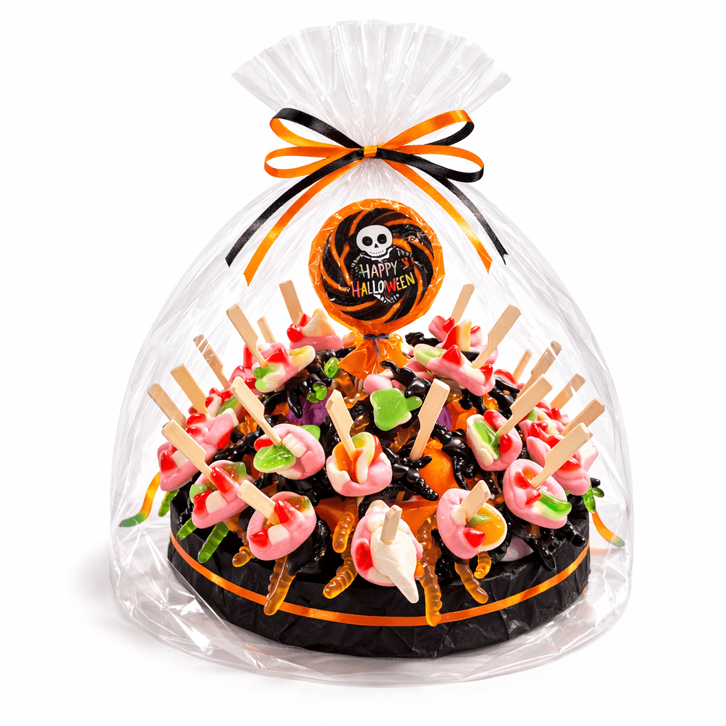 Snoeptaart Halloween met 30 snoeptraktaties