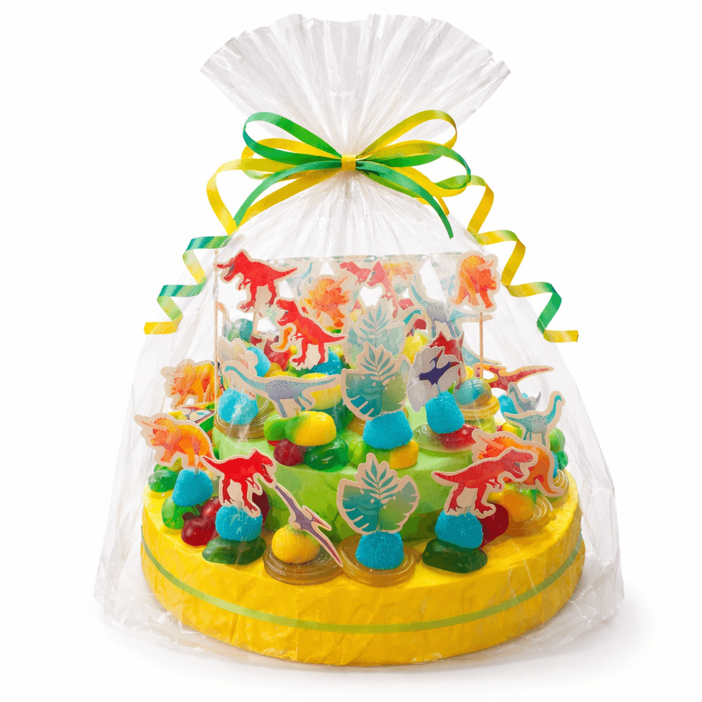 Snoeptaart Dino met 30 snoeptraktaties