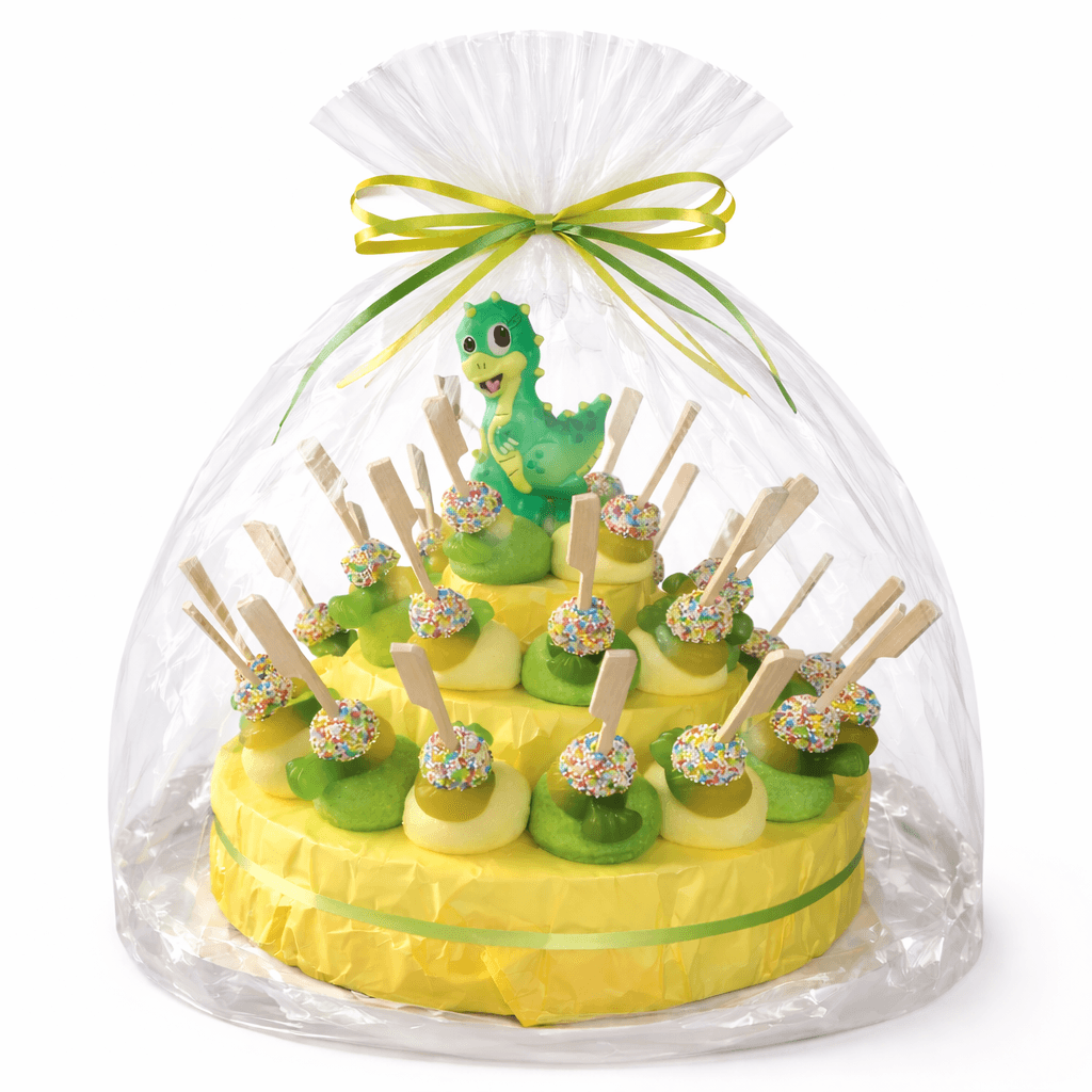 Snoeptaart Dino met 30 snoeptraktaties