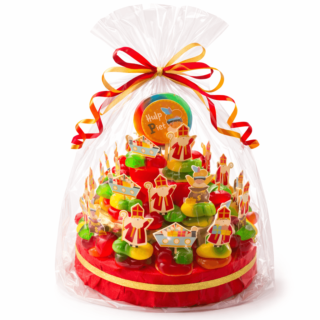 Snoeptaart Sint met 30 snoeptraktaties